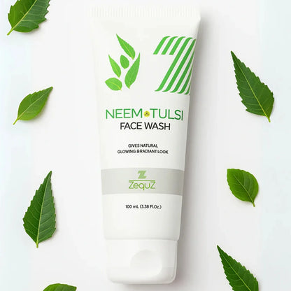 Zequz Neem Tulsi Face Wash - (1 Pc 100 Ml) - Zidbik