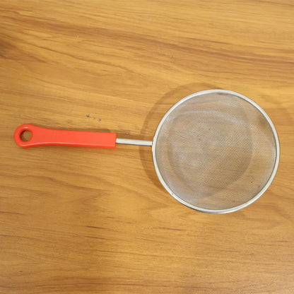 B-grade Big Size Fine Mesh Kitchen Strainer With Strong Handle Grip (1 Pc) - Zidbik