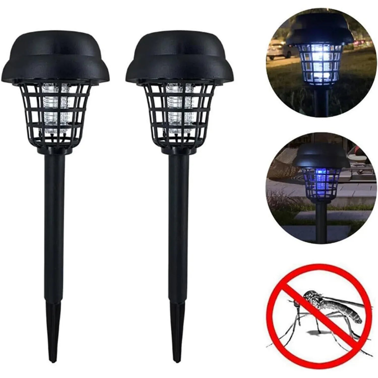 Solar Powered Mosquito Killer Garden Light (5 Pc) - Zidbik