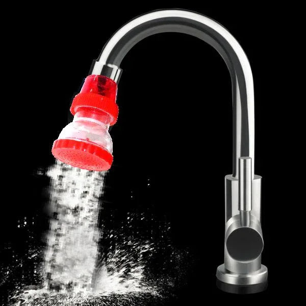 1450 Small Plastic 360-degree Shower Head Faucet - Zidbik