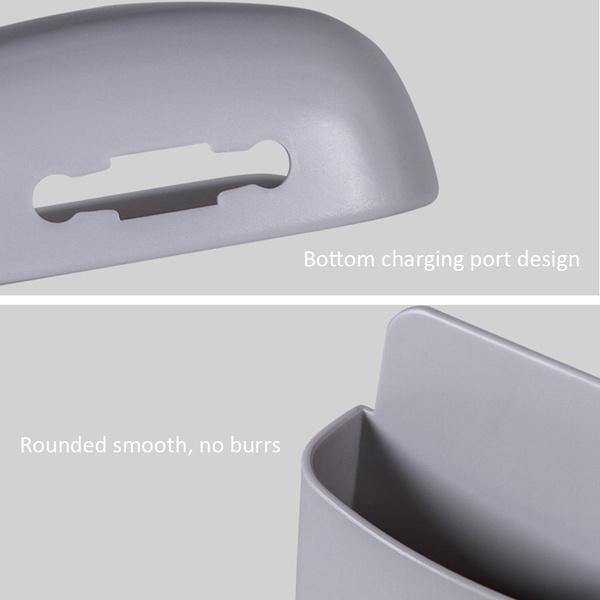 1487 Wall Mounted Storage Case With Mobile Phone Charging Holder - Zidbik