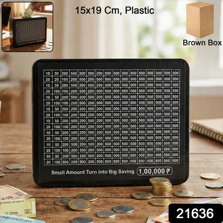 Reusable Savings Tracker Money Box (1 Pc) - Zidbik