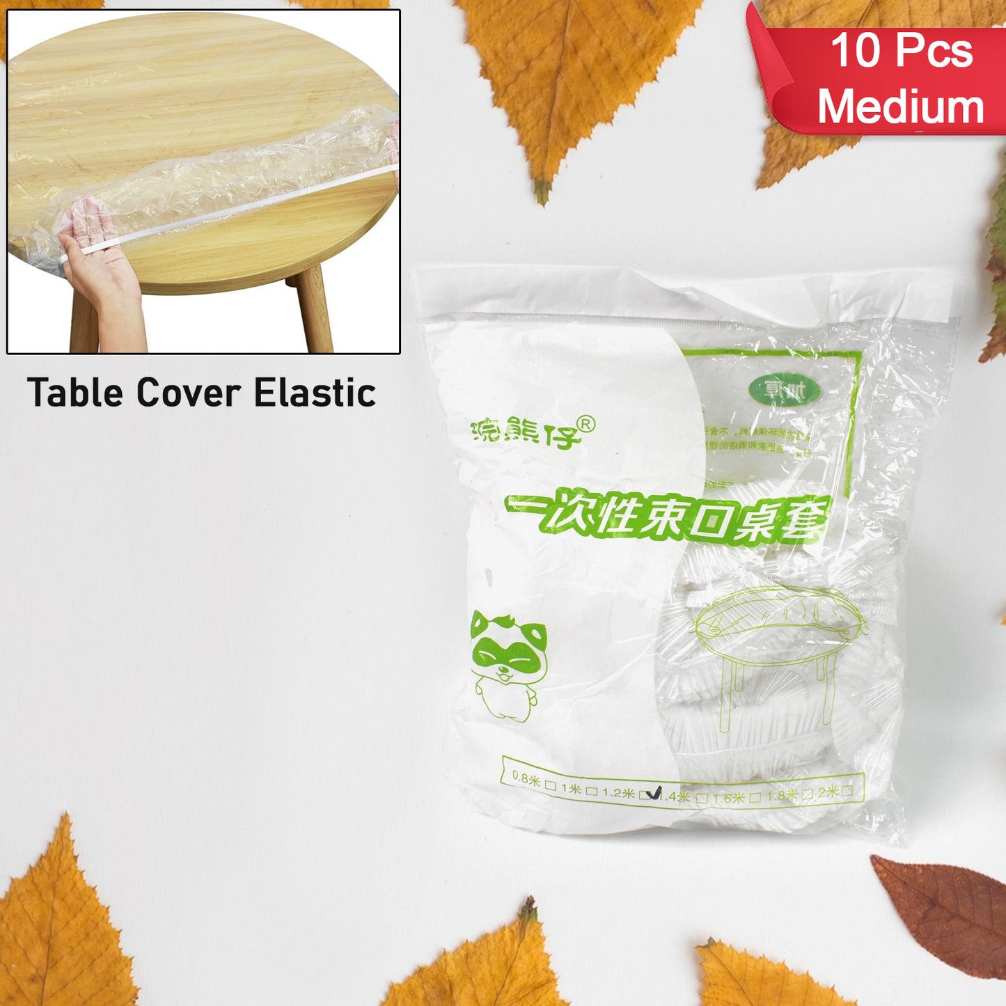 Medium Elastic Table Cover Bag Table Protector Bag 1.4 Mtr. (10 Pcs Set) - Zidbik