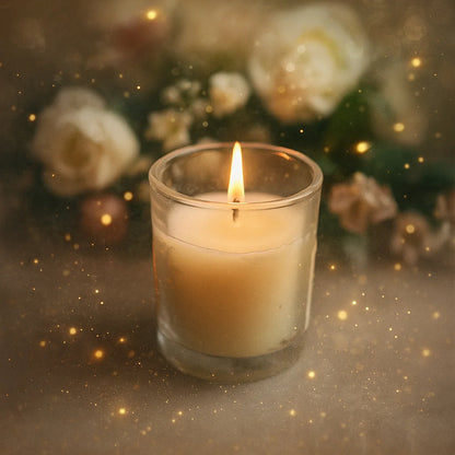 Inlief Scented Votive Jar Candle In Glass Sweet Dreams Soy Blend Candle (50 Gm) - Zidbik