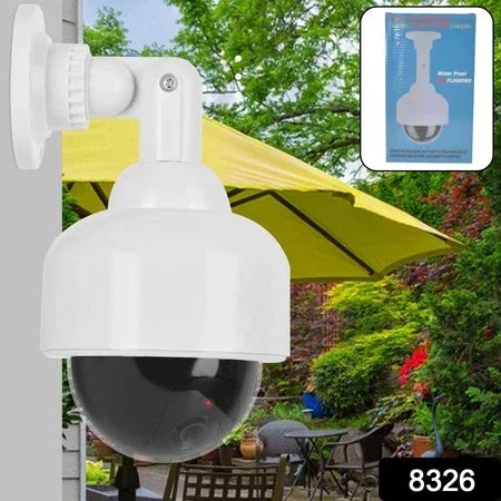 Fake Dummy Camera Cctv With Flashing Red Led Light (1 Pc Battery Not Included) - Zidbik