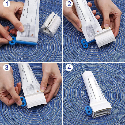 Premium Plastic Tube Squeezer Dispenser Set (10 Pc) - Zidbik