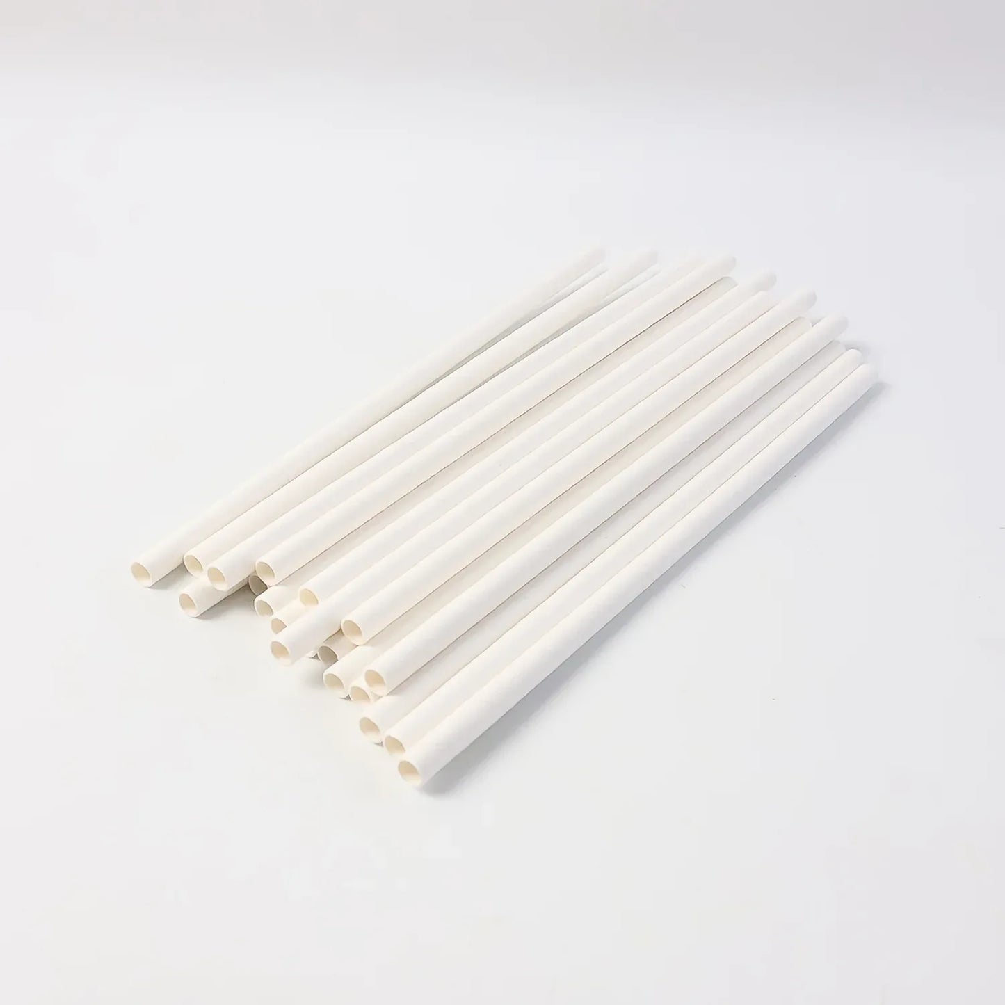 Paper Straw Plain 6 Mm Diameter 200 Mm Length 50 Pcs Pack - Zidbik