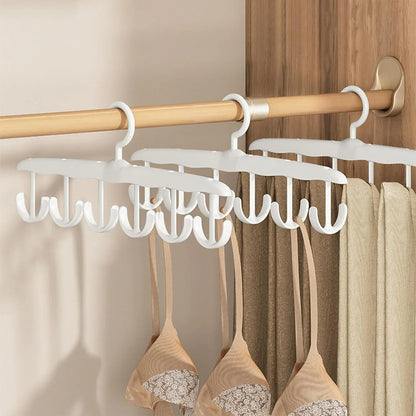 13948 Tank Top Hanger 12-hook Space Saving Hanger Capacity Rotatable Wood Space Saving Hanger Closet Organizers And Storage For Dorm Apartment For Tank Top - Zidbik