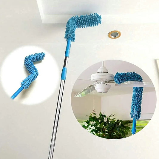 12728 Long Handle Dust Cleaning Brush Adjustable Microfiber Dust Brush Foldable Home Appliances Ceiling Cleaner Latest Home Improvement Products - Zidbik