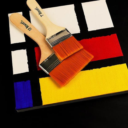 4663 Artistic Flat Painting Brush - Set Of 12 - Zidbik