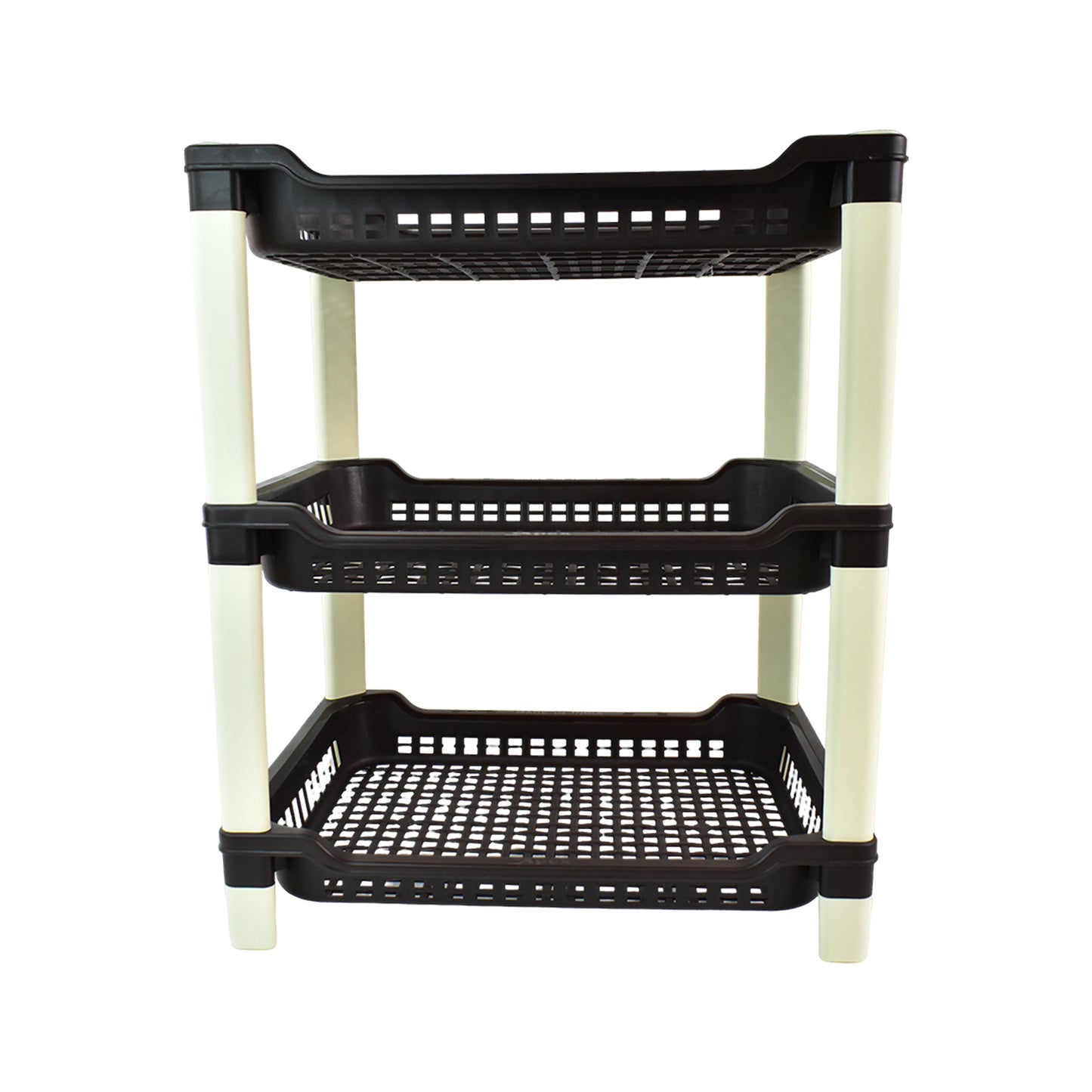 Apex Big Multi Use Plastic Storage Rack  3-tier (1 Pc) - Zidbik