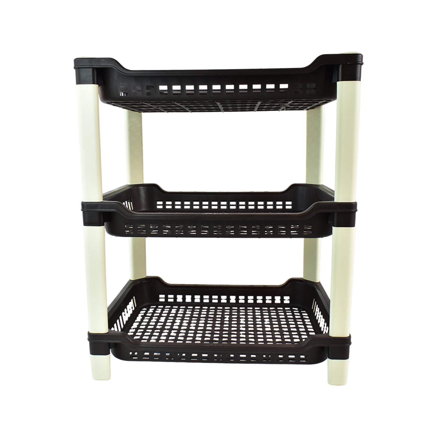 Apex Big Multi Use Plastic Storage Rack  3-tier (1 Pc) - Zidbik