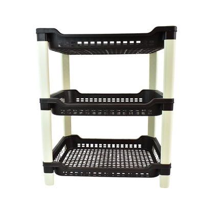 Apex Big Multi Use Plastic Storage Rack  3-tier (1 Pc) - Zidbik