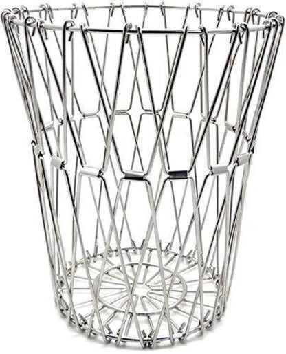3040 Multipurpose Fruit Basket Stainless Steel Wire Bowl Foldable Basket For Vegetable  Fruits  Dining - Zidbik