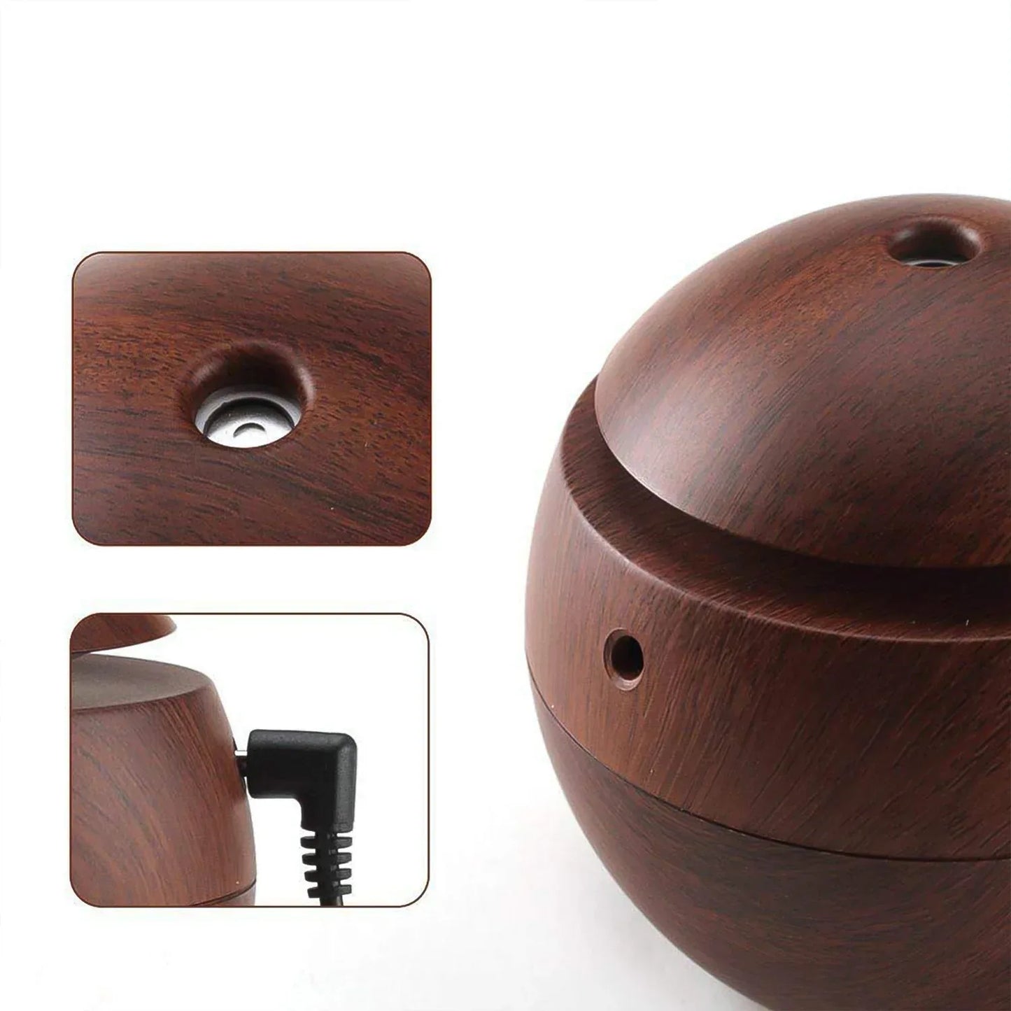 Ultrasonic Aromatherapy Humidifier Usb Desktop (130 Ml 1 Pc) - Zidbik