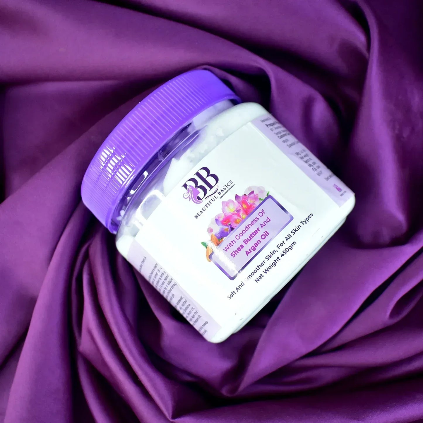 Beautiful Basics Shea Butter Argan Oil Body Cream 450g - Zidbik