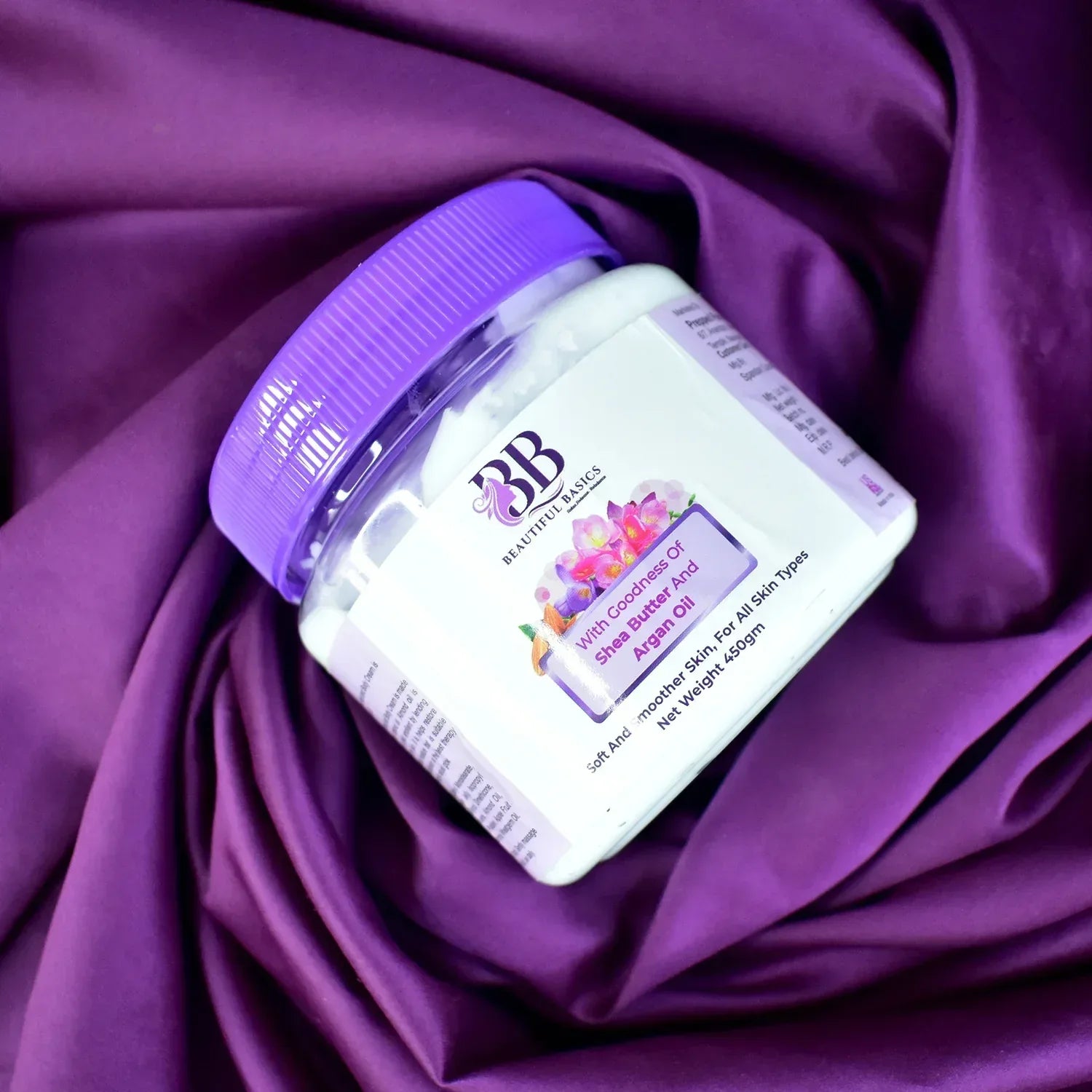Beautiful Basics Shea Butter Argan Oil Body Cream 450g - Zidbik