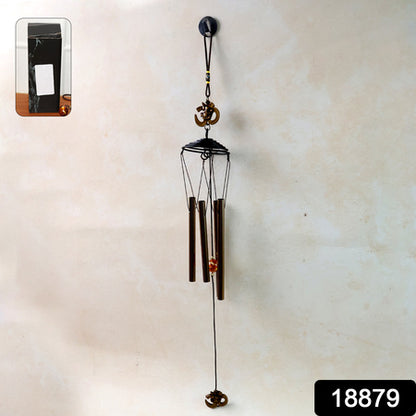 Metal Wind Chime With Om Symbol (1 Pc)