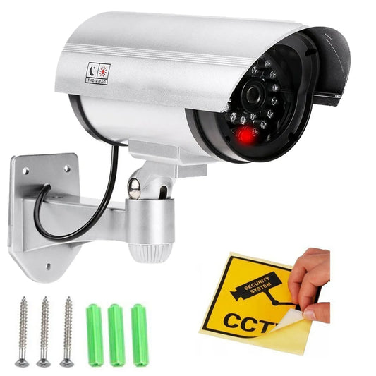 1481 Wireless Security Cctv False Outdoor Fake Dummy Piece Ir Camera - Zidbik