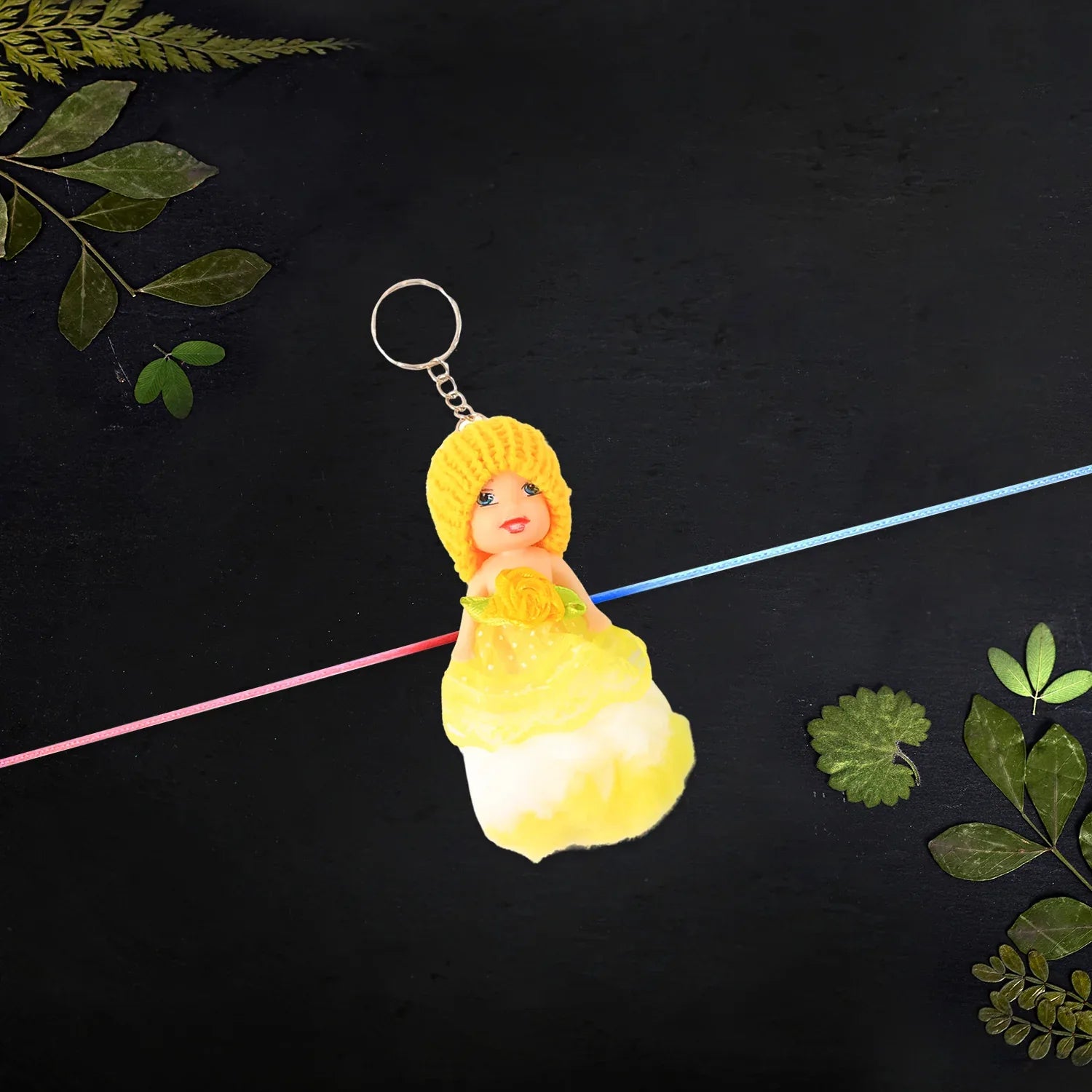 Multifunction Doll Rakhi For Kids Cute Soft Toy Rakhi With Keychain Use Decorative Fancy Rakhi Cum Keyring For Boys Girls - Zidbik
