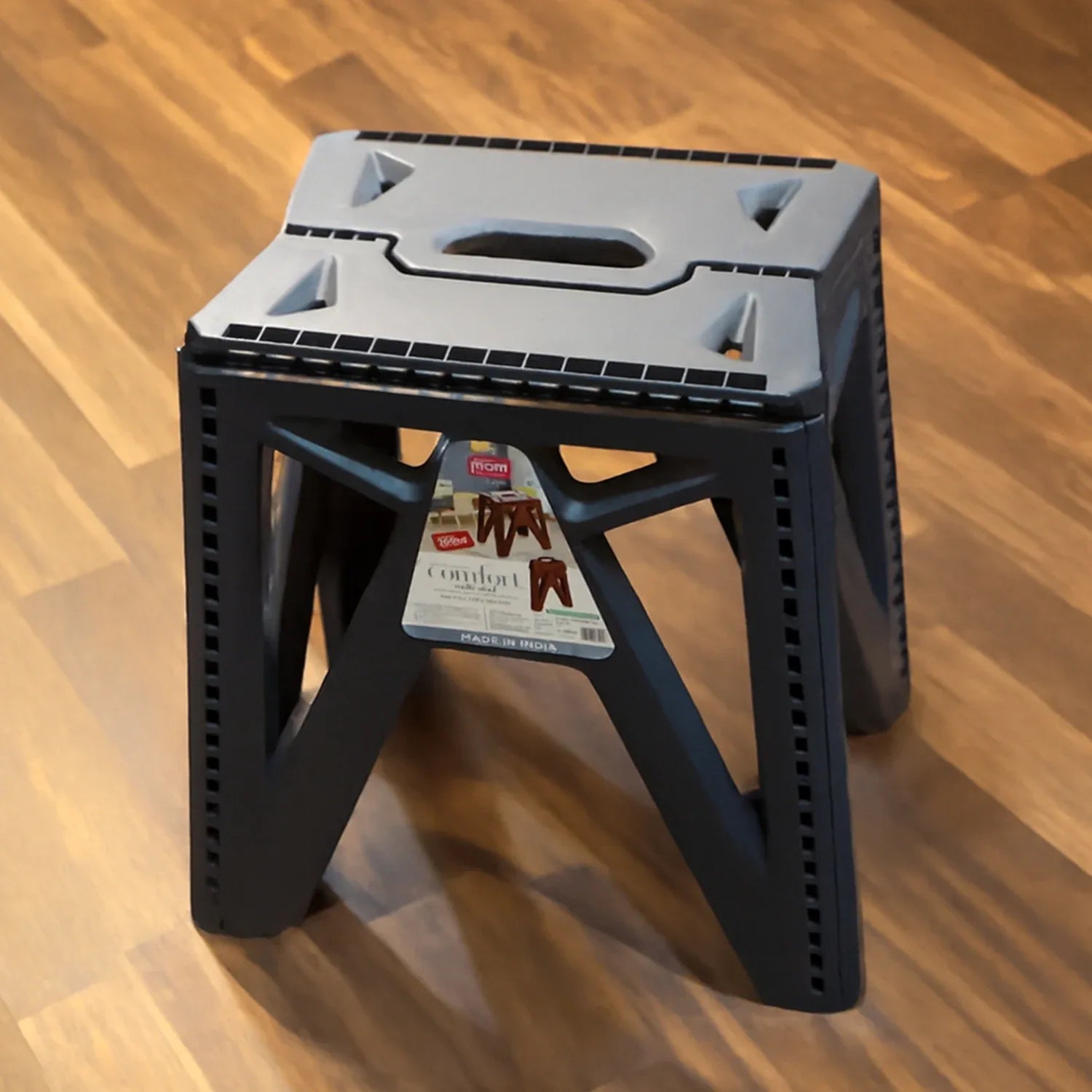 Supermom Comfort Multi-purpose Folding Stool (18 Inch) - Zidbik