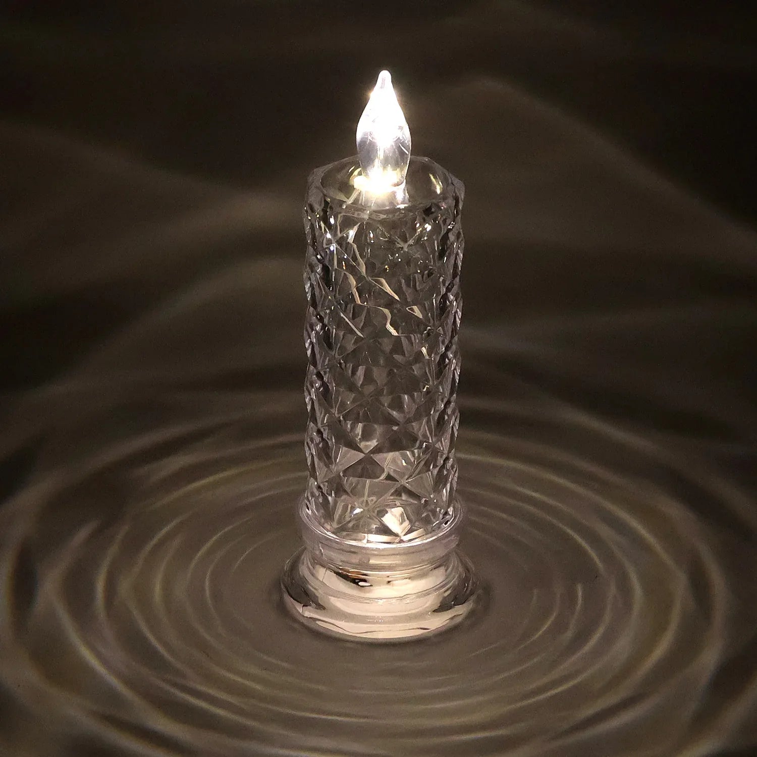 Decorative Led Crystal Candle Light (1 Pc) - Zidbik