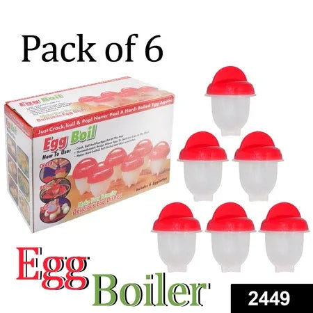 2449 Nonstick Eggs Boiler Cookers Without Egg Shell - Zidbik
