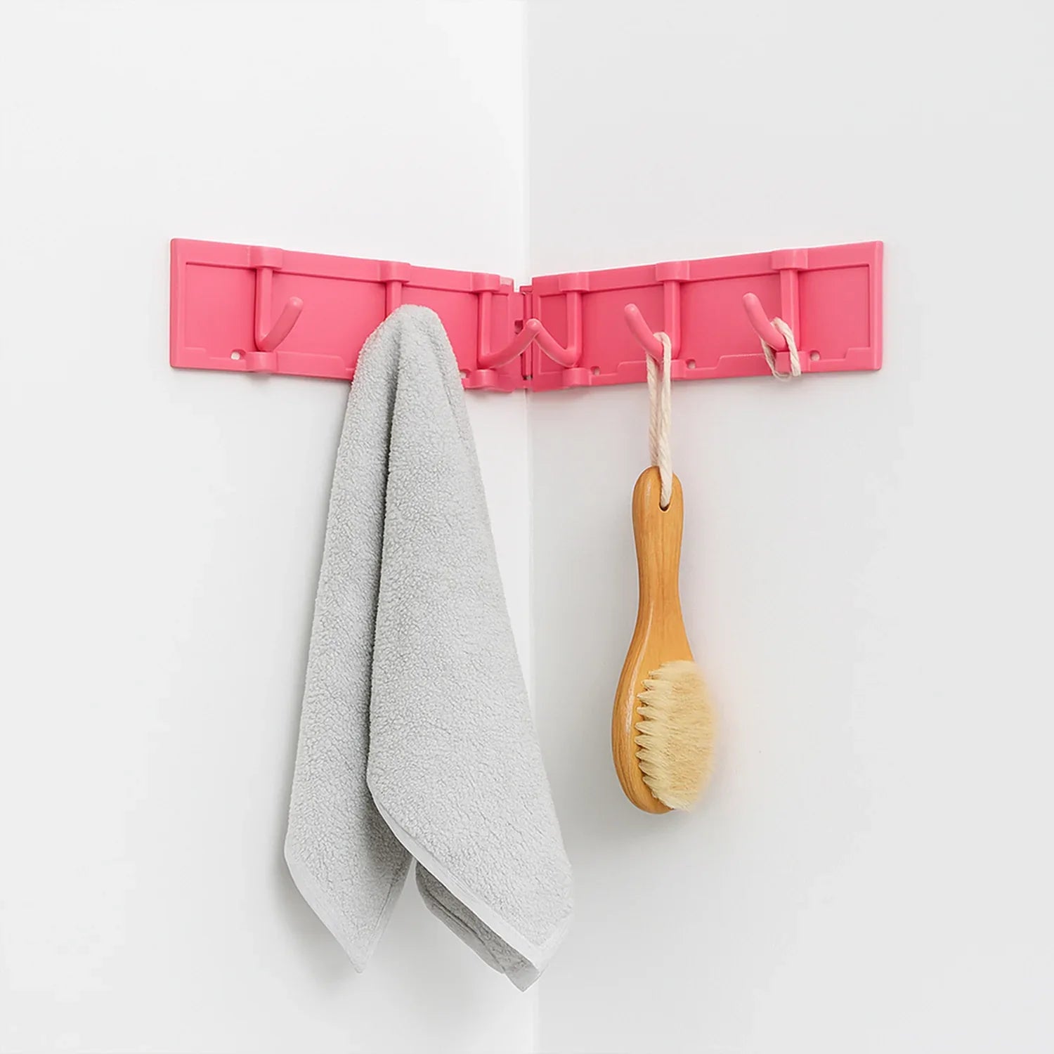 Foldable Rotating Wall-mounted Multipurpose 6 Hook Rack (1 Pc) - Zidbik