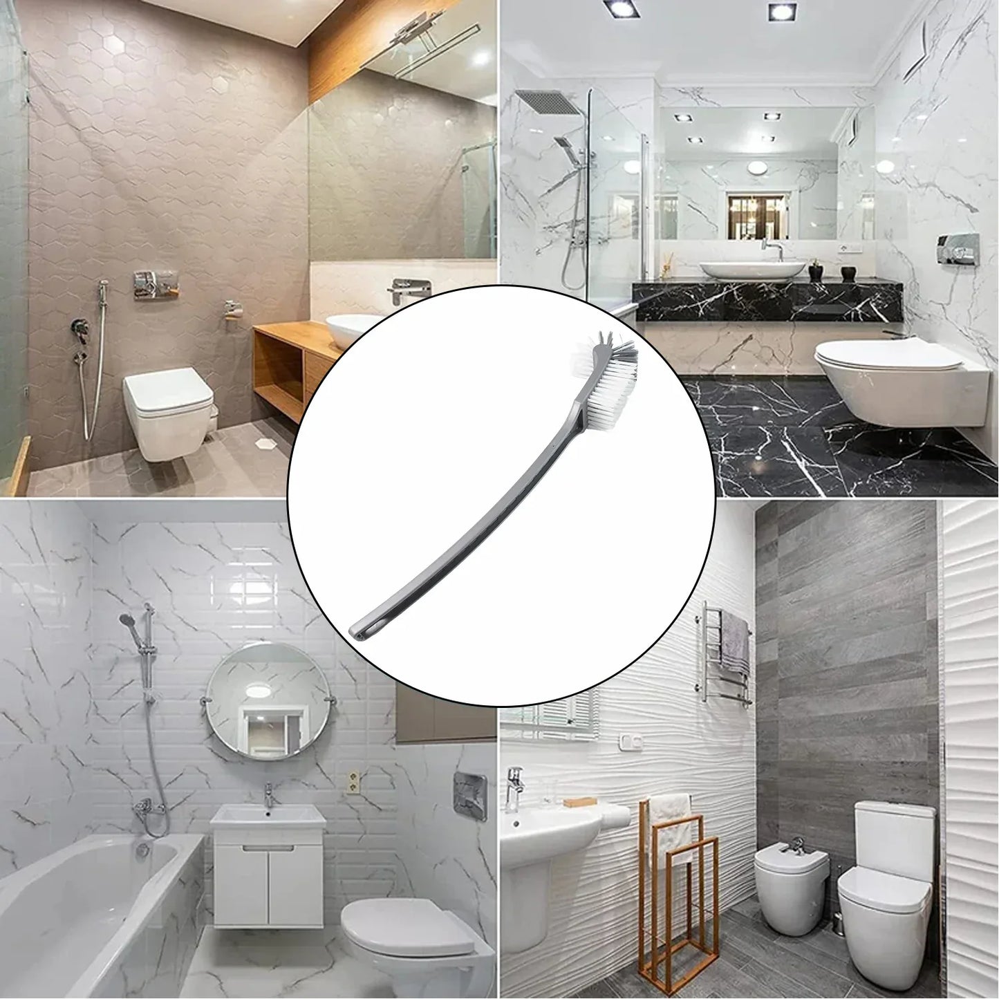 Pro Clean Long Handle Toilet Cleaning Brush (1 Pc) - Zidbik