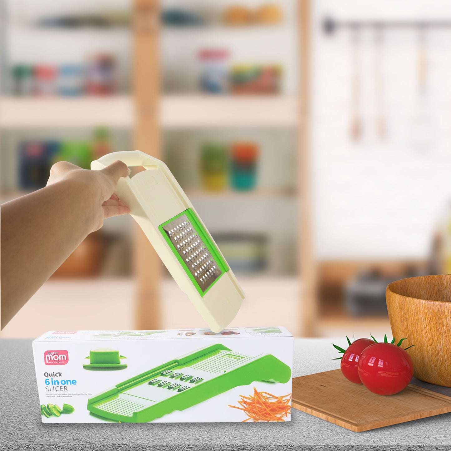 Supermom Quick 6-in-1 Multipurpose Slicer - Zidbik