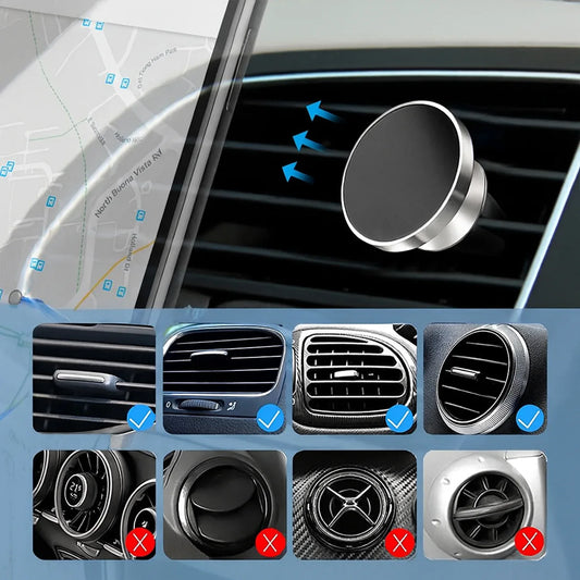 360 Rotating Magnetic Phone Holder Stand (1 Pc) - Zidbik