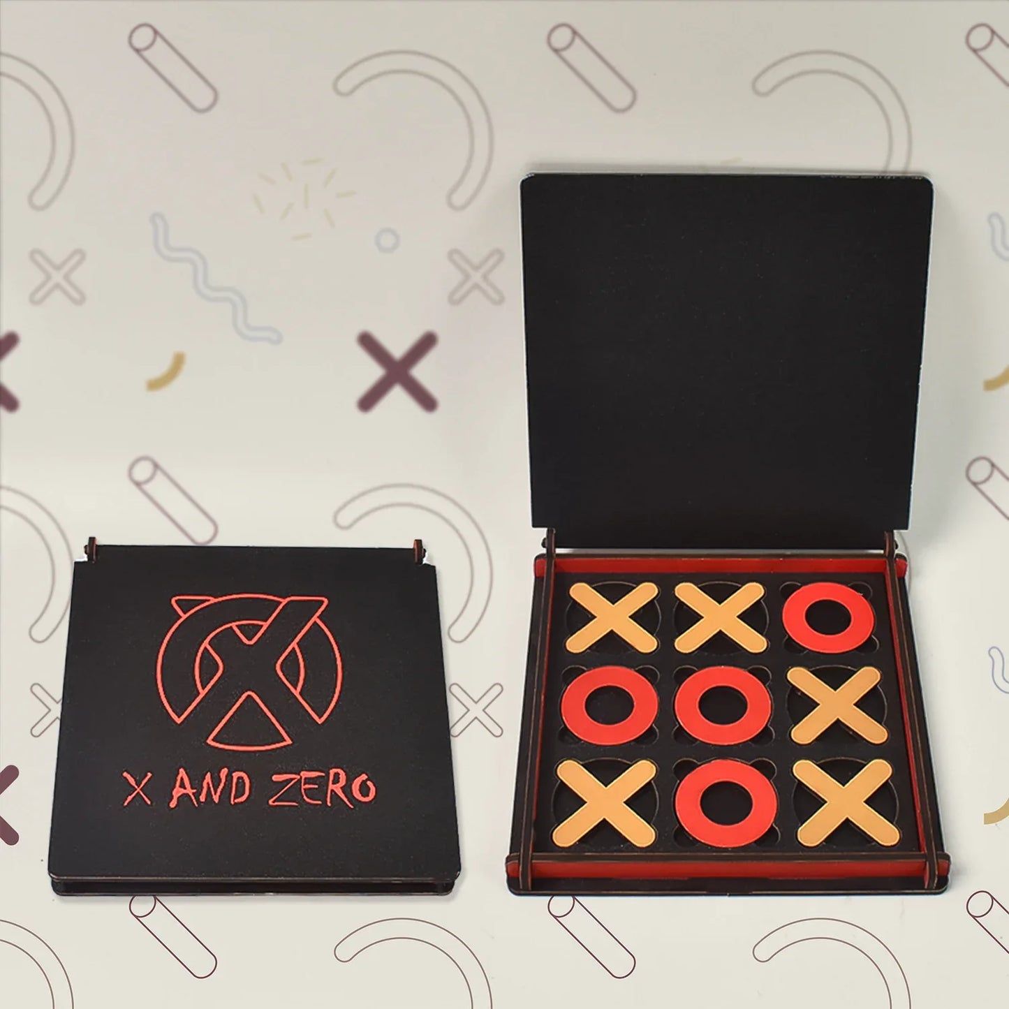 X Zero Wooden Board Game (1 Set) - Zidbik