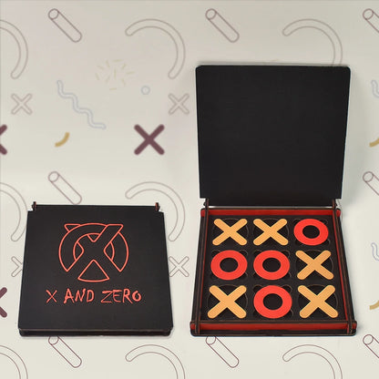 X Zero Wooden Board Game (1 Set) - Zidbik