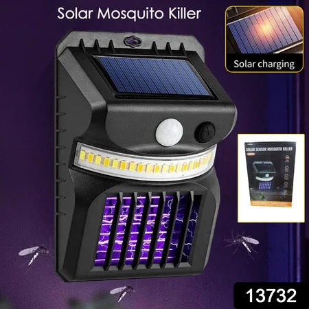 Bug Zapper Outdoor 2 In 1 Solar Mosquito Zapper Lamps (1 Pc) - Zidbik
