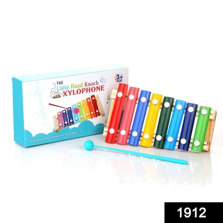 1912 Wooden Xylophone Musical Toy For Children (Multicolor) - Zidbik