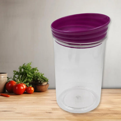 Plastic Premium Quality Kitchen Food Containers Set (1200ml Approx Set Of 2 Pc) - Zidbik