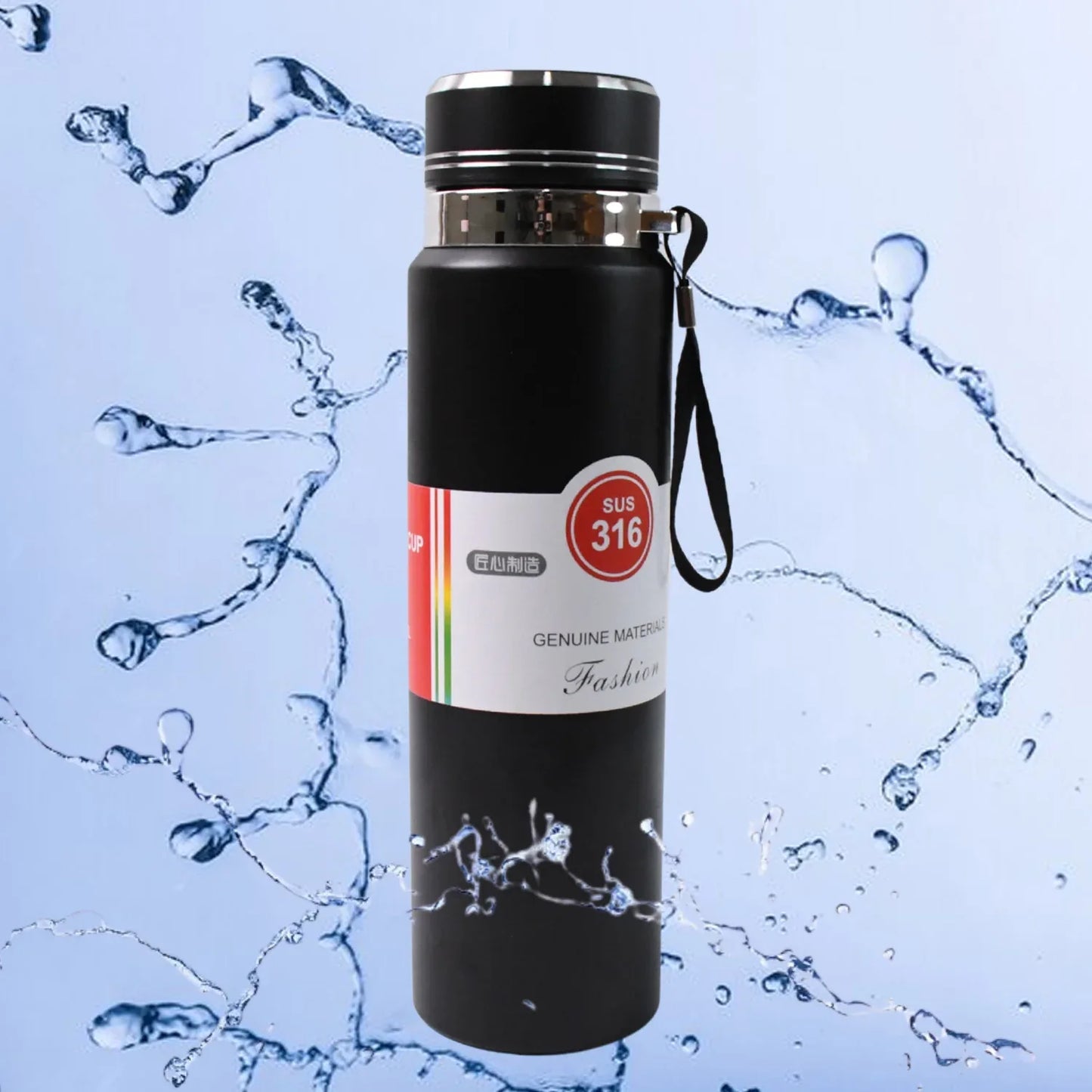 Stainless Steel Double Wall Insulation Water Bottle (1000 Ml) - Zidbik