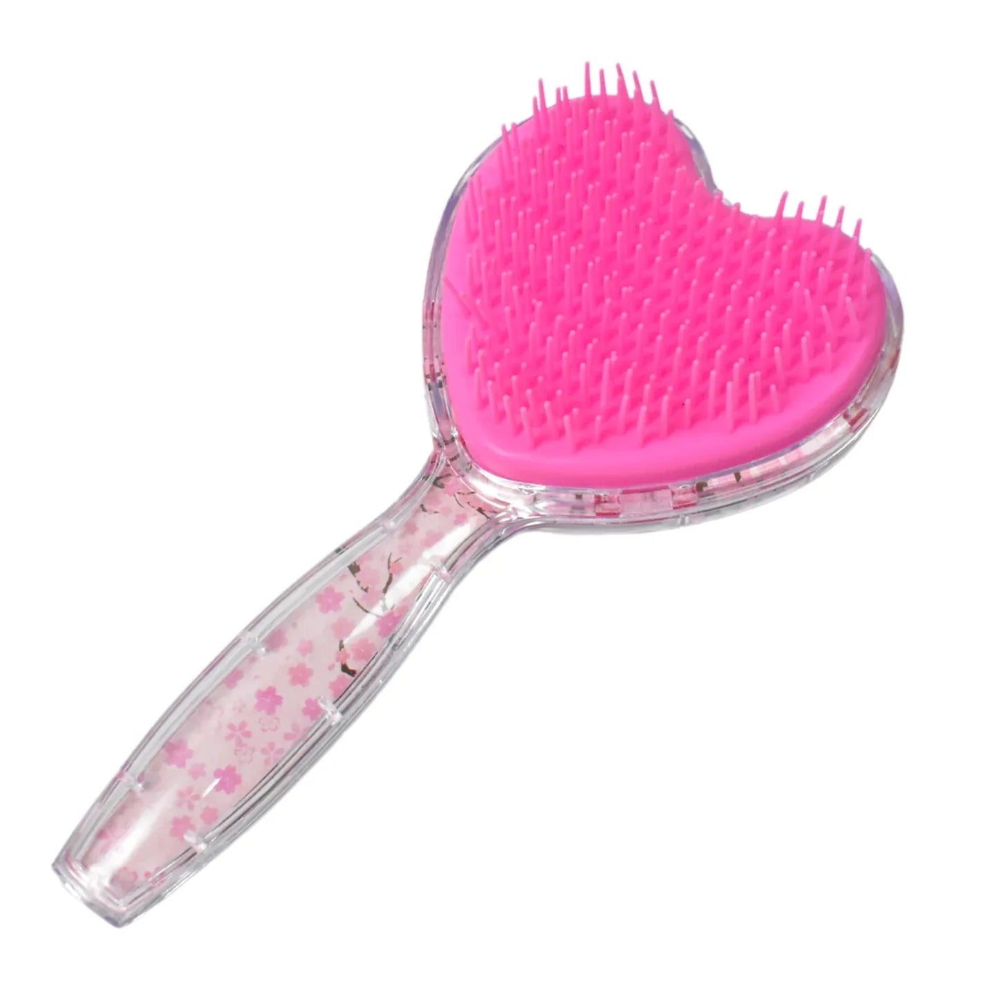 Heart Shape Hair Brush Massage Shower Comb (1 Pc) - Zidbik