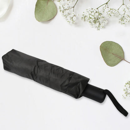 12744 2 Fold Manual Open Umbrella Windproof Sunproof Rainproof With Sturdy Steel Shaft Wrist Straps Easy To Hold Carry Umbrella For Women Men Kids - Zidbik