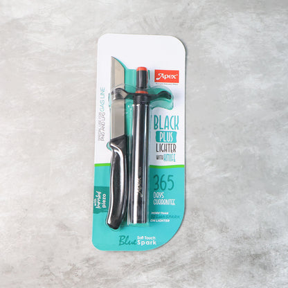 Premium Kitchen Knife With Gas Lighter Combo Set  2 - Zidbik