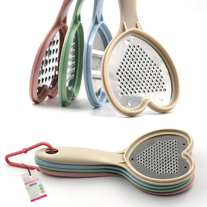 2965 Heart Grater Set And Heart Grater Slicer Used Widely For Grating And Slicing Of Fruits Vegetables Cheese Etc. Including All Kitchen Purposes. - Zidbik