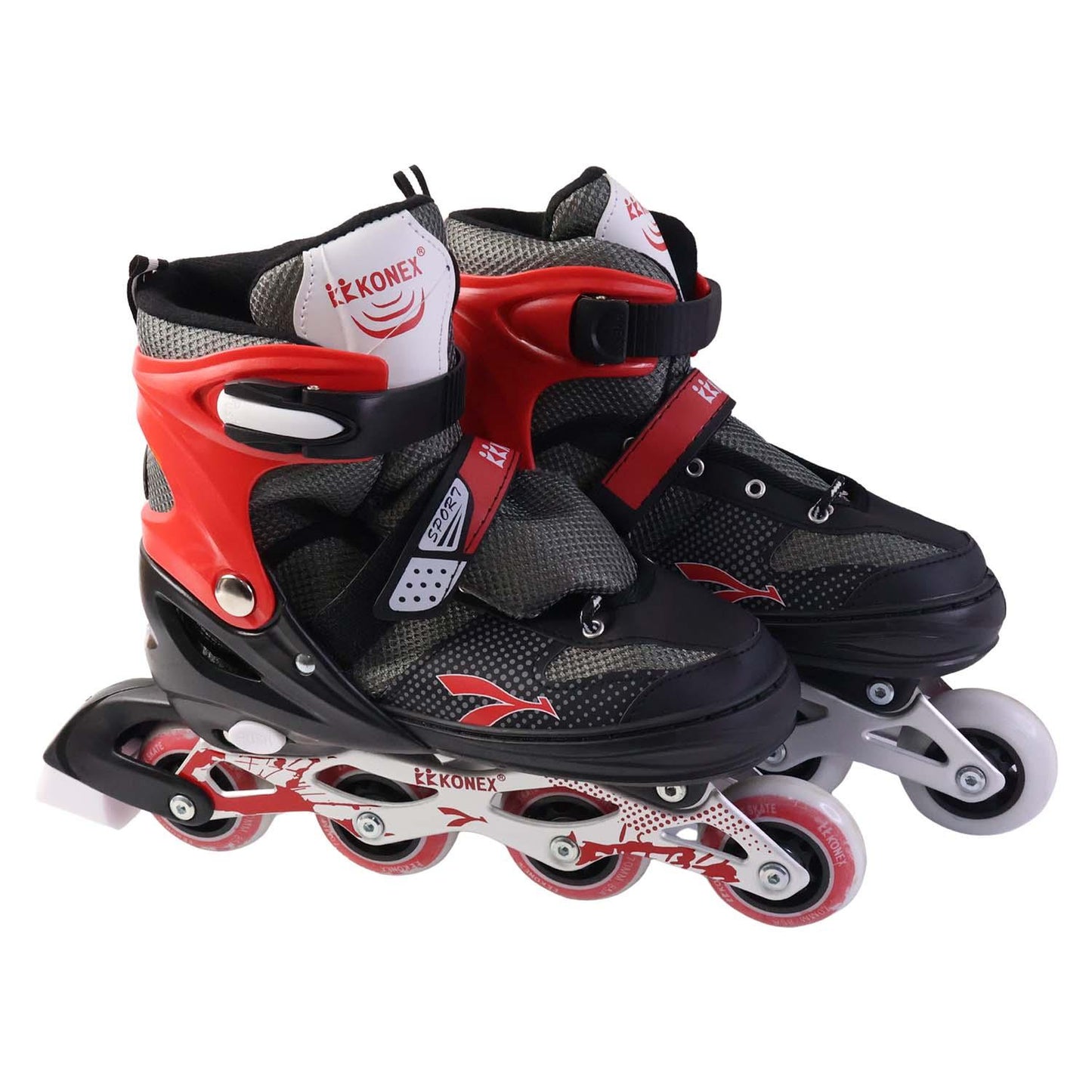 Professional Adjustable Inline Skates For Kids And Adults (Xl 1 Pair) - Zidbik