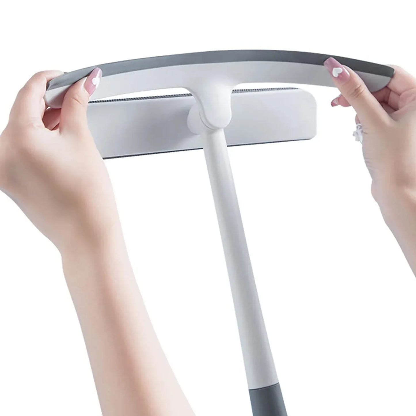 2-in-1 Window Glass Cleaning Wiper With Microfiber Pad - Zidbik