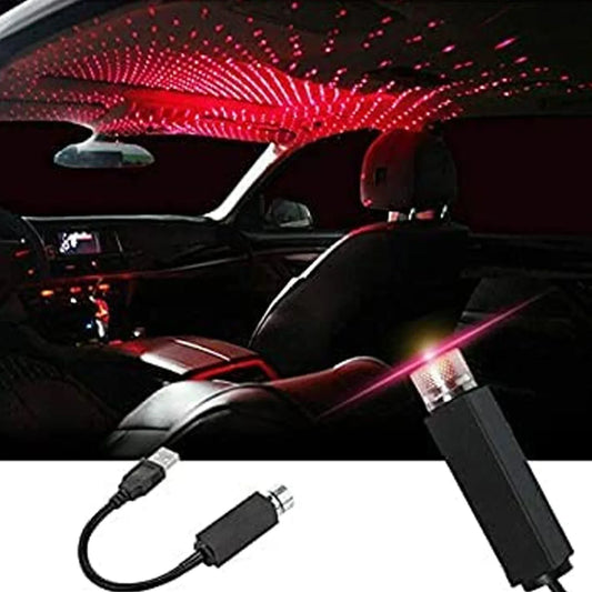 7396b Usb Star Projector Night Light Adjustable Romantic Interior Car Lights For Bedroom Car Ceiling And Party Decoration - Zidbik
