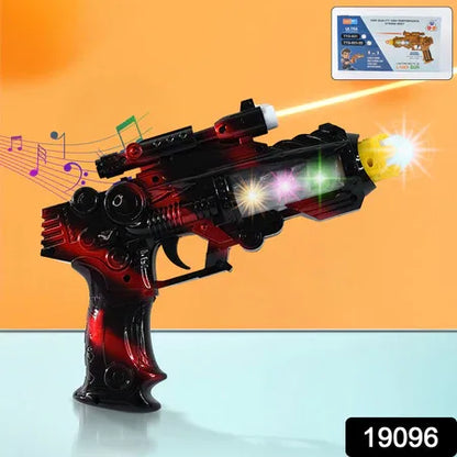 Ttg Led Flashing Sound Laser Toy Gun Battery Operated Space Gun With Lights Music - Zidbik