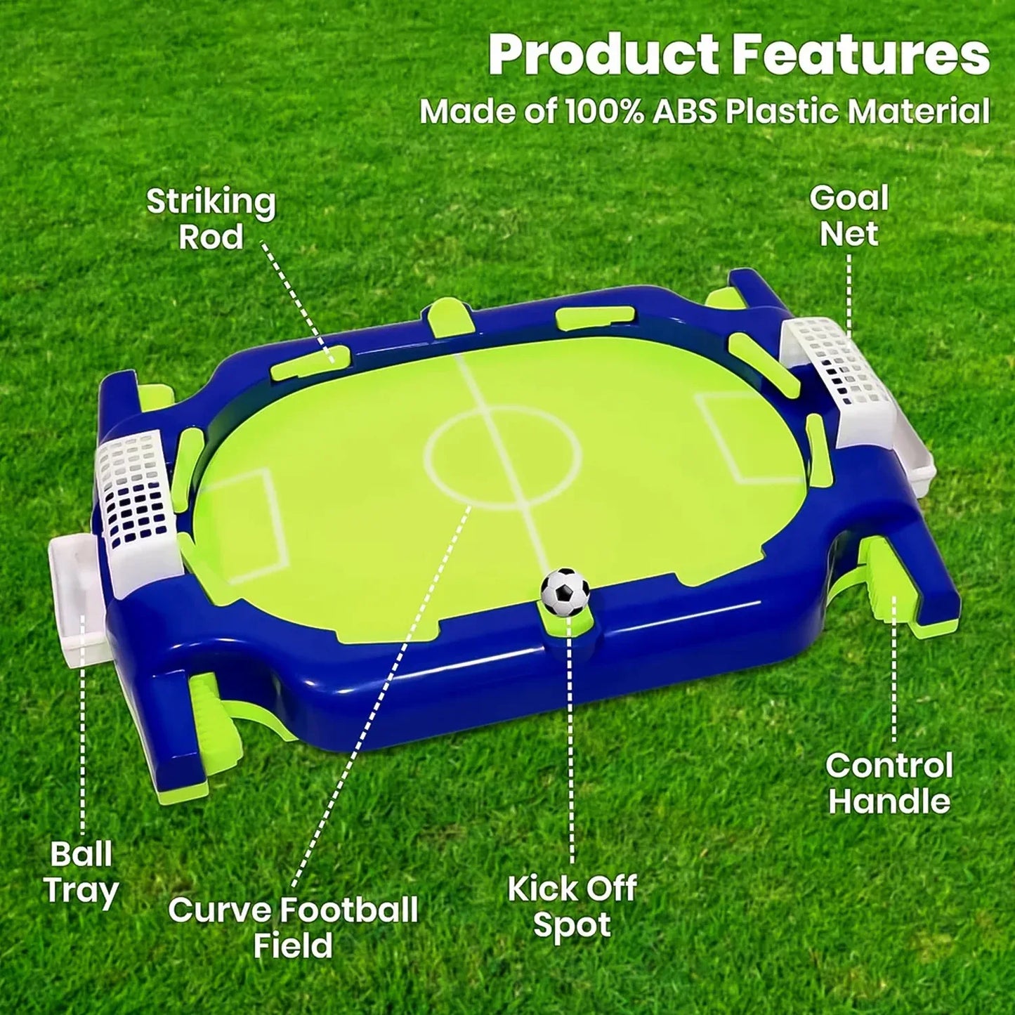 Aditi Interactive Tabletop Football Flickers Game Set - Zidbik