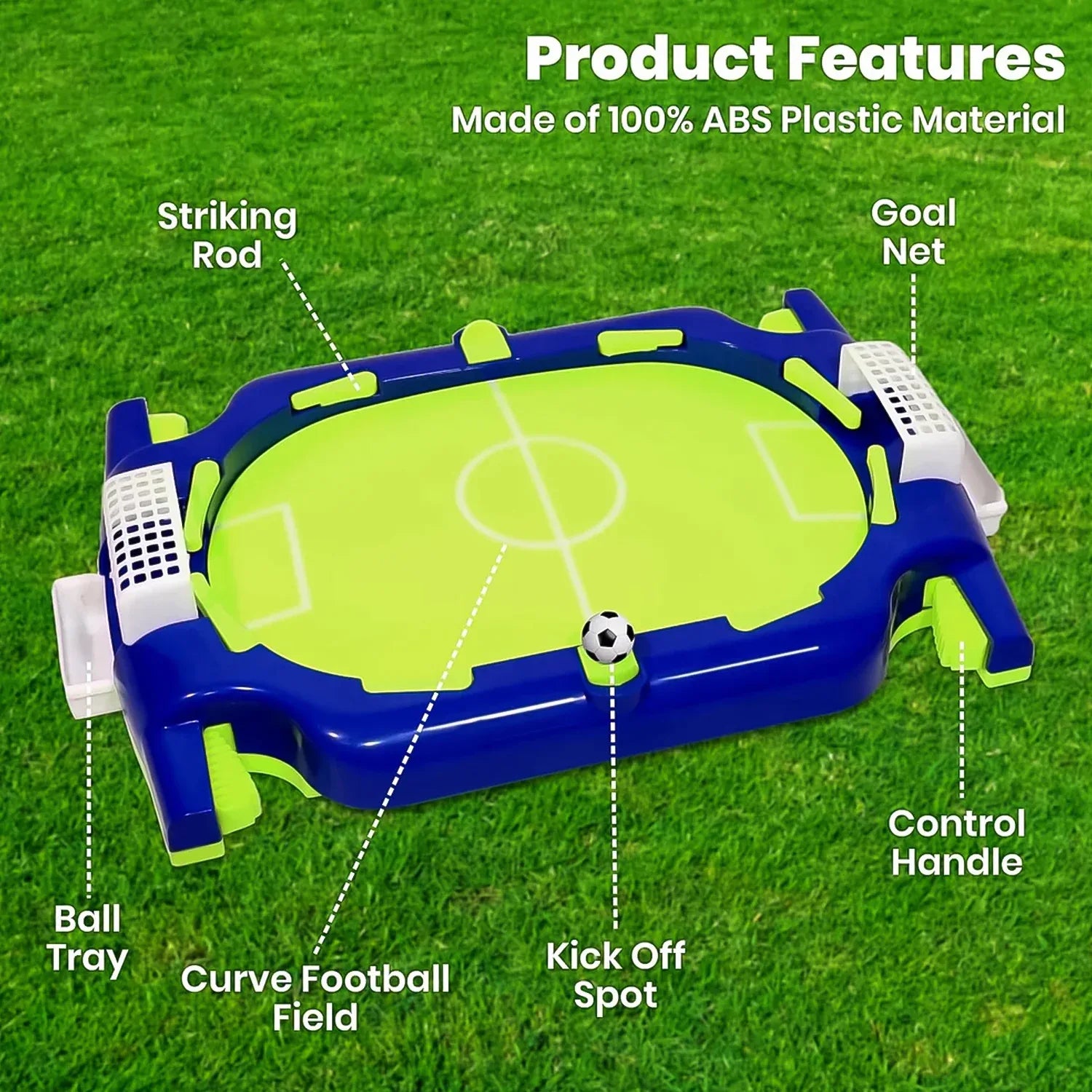 Aditi Interactive Tabletop Football Flickers Game Set - Zidbik