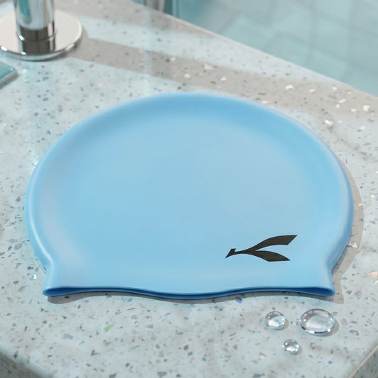 Waterproof Stretchable Silicone Swimming Cap (1 Pc)
