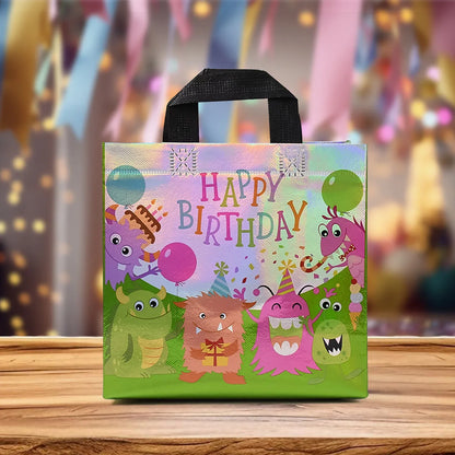 Birthday Gift Bag Reusable Party Gift Bags (1 Pc Mix Design) - Zidbik