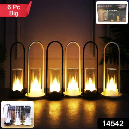 Big Wind Light Style Decorative Flameless Led Candles (6 Pc) - Zidbik